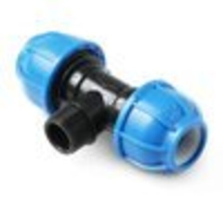 Тройник компрессионный ПНД Pro Aqua UNIO d25x3/4" внутренняя резьба