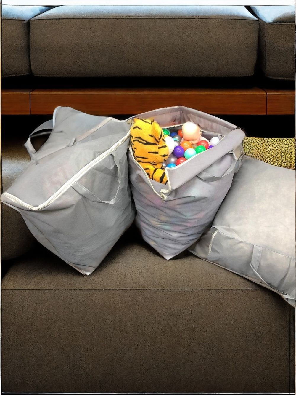 Сумка для хранения вещей и одежды 3 шт