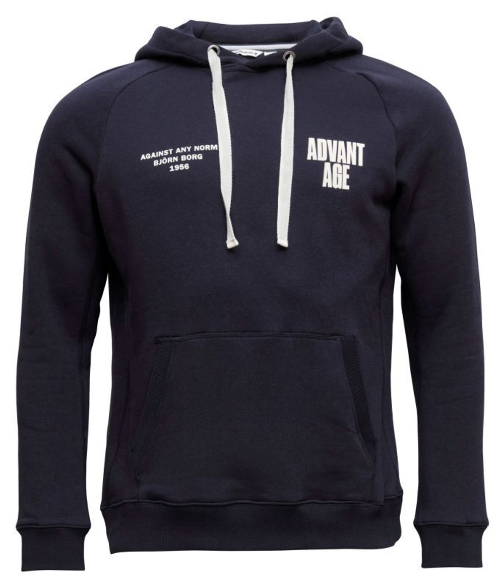 Мужская кофта теннисная Björn Borg Hood Borg Sport M - night sky