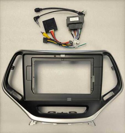 Магнитола для Jeep Cherokee 2014+ - Carmedia EW-1253 QLed+2K, Android 12, TS10,  CarPlay, 4G SIM-слот