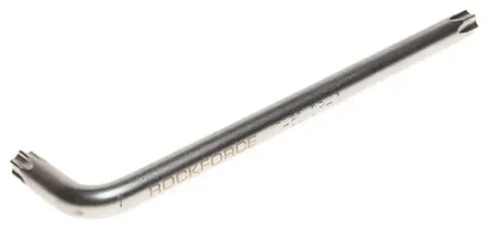 Ключ TORX T50H RF-76750L: Г-образный удлиненный с отверстием ROCKFORCE