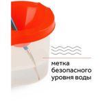 Стакан-непроливайка двойной Гамма, ассорти, с крышкой, 1 шт