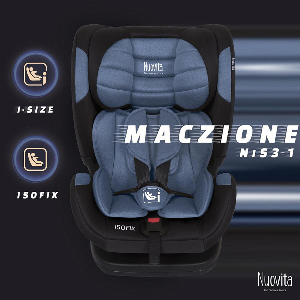 Автокресло Nuovita Maczione NiS3-1 Blu/Синий