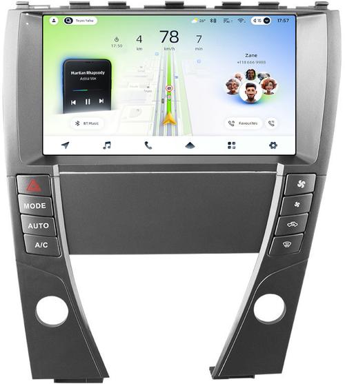 Магнитола для Lexus ES350 XV40 2006-2012 (проводка AB) - Teyes CC4L монитор 9" IPS, Android 14, Быстрая, Snapdragon 662, CarPlay, 4G SIM-слот