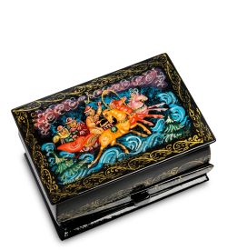 Народные промыслы ШК-85/23 Шкатулка «Тройка-зима»