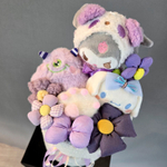 Детский букет "Милана" бело-фиолетовый