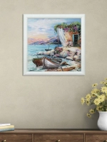 Картина на стену для интерьера на холсте 34*34 см