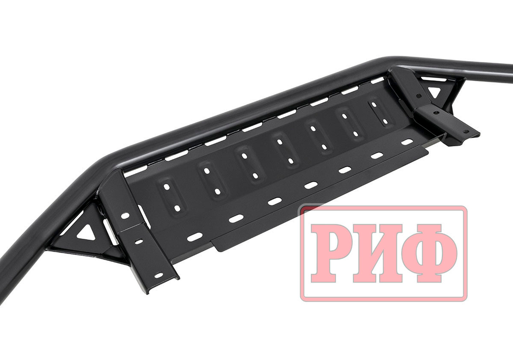 Бампер силовой передний Toyota Land Cruiser Prado 150 2017+ c защитой радиатора РИФ