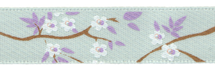 Лента атласная 12 мм  с рисунком, цв.F8/010