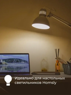 Светодиодная лампа G45 "шарик" E27 6Вт, 3000K