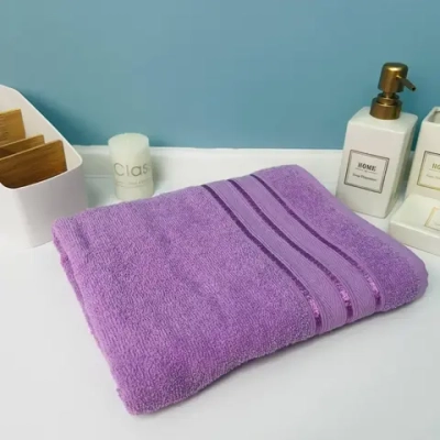 Полотенце махровое 70*120см «Comfort» цвет глициния 06-093, плотность 300гр/м2 TJ, с петелькой-подвесом