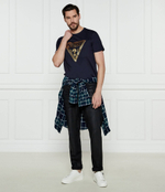 Футболка CHAIN TRI LOG GUESS - темно-синий(M5RI49 K9RM1)