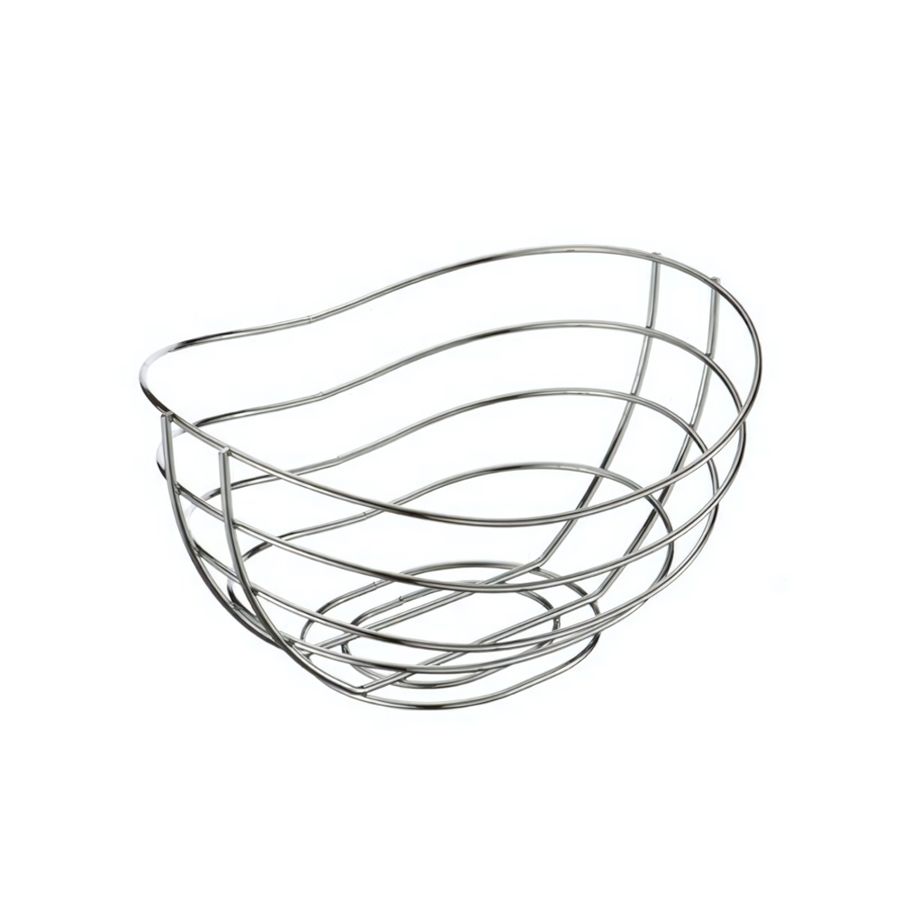 Ваза для фруктов из нержавеющей стали, тип-3, хром 265х220х140мм