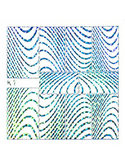 Слайдер-дизайн MILV K 07 голография 15*