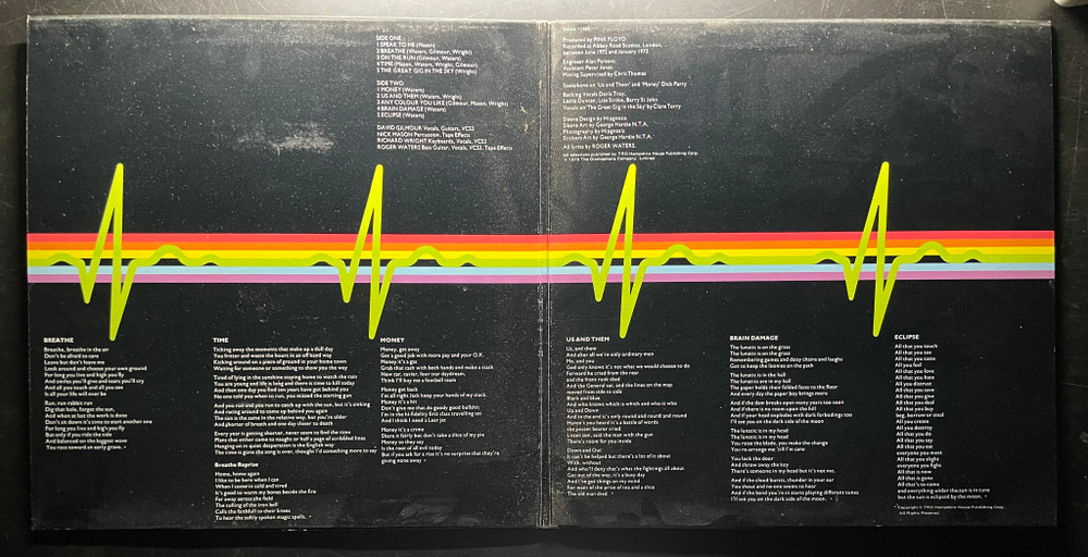 Pink Floyd ‎– The Dark Side Of The Moon (Канада)