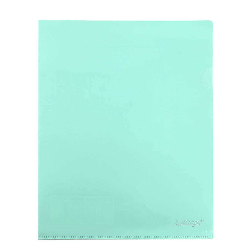 Папка-уголок Alingar, A4, 220х310 мм, 180 мкм. непрозрачная, глянец, ассорти, "Macarons"