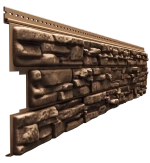 Сайдинг Docke LUX ROCKY Кедровый орех 1787*285мм 0,51м2