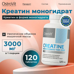 Креатин OstroVit Cretine Monohydrate 120 таблеток
