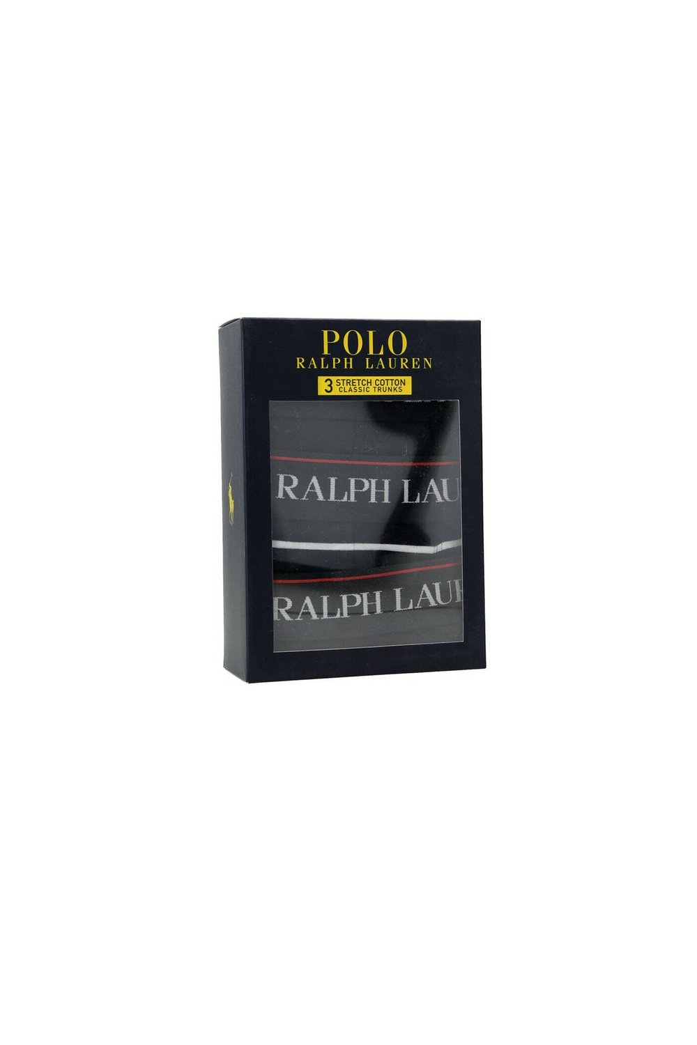 трусики-боксеры 3-pack POLO RALPH LAUREN - черный(714830299)