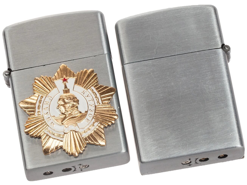 Газовая зажигалка "Орден Кутузова" Газовая Zippo