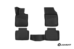 Коврики в салон для VOLVO V90, 2016-, Station wagon, (Европа), 4 шт. (полиуретан) ELEMENT3D5018210K