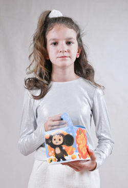 Сладкий новогодний подарок "Чебурашка" 500гр