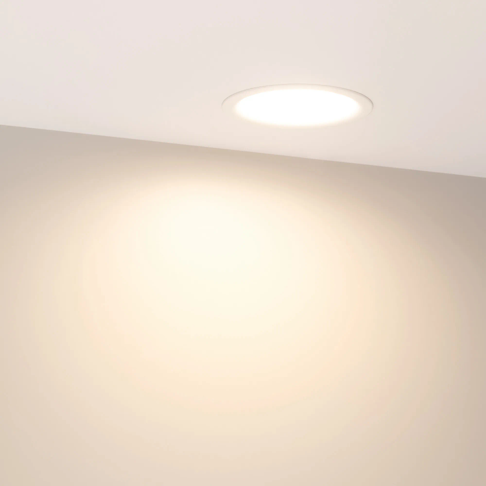 Светильник MS-BLIZZARD-BUILT-R90-6W Warm3000 (WH, 100 deg, 230V) (Arlight, IP20 Металл, 3 года) 036579