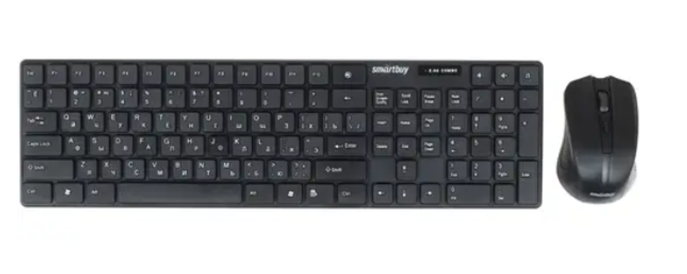 Беспроводной комплект Smartbuy ONE клавиатура +  мышь (SBC-229352AG-K) (черный)