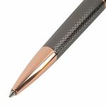 Ручка подарочная шариковая GALANT "Taut", корпус оружейный металл, детали розовое золото, узел 0,7 мм, линия письма 0,5 мм, синяя, 144170