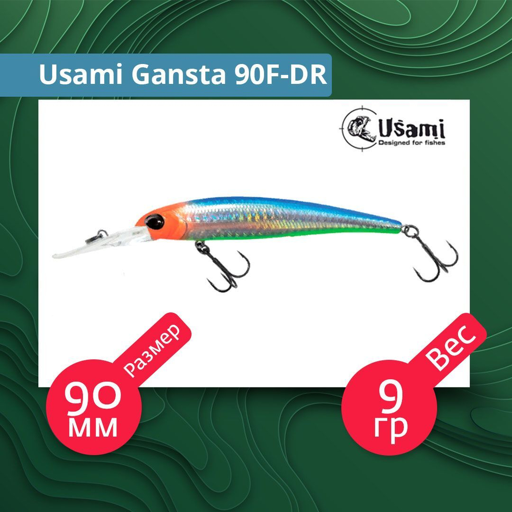 Воблер для рыбалки Usami Gansta