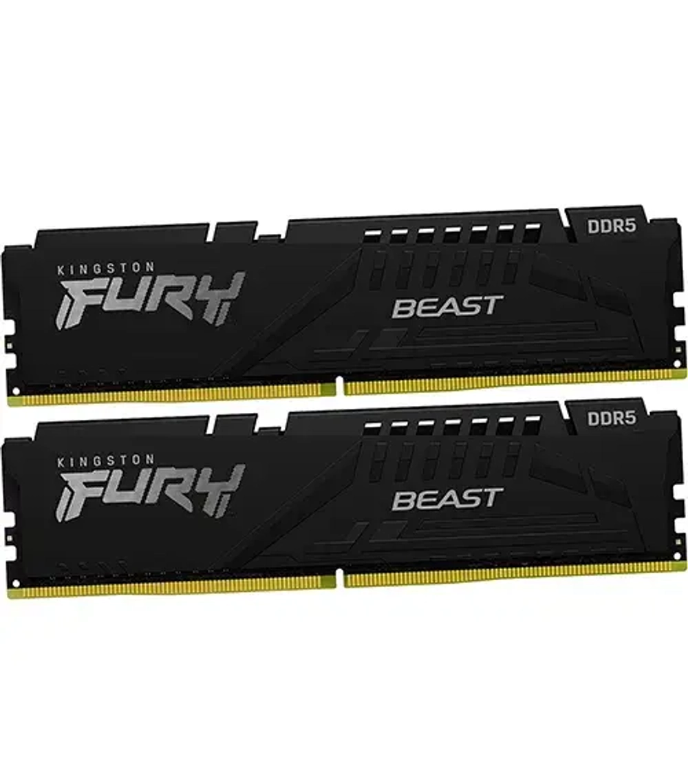 Модуль памяти Kingston Fury Beast Black EXPO KF560C36BBEK2-64 DDR5 DIMM 64Gb KIT (2x32) 6000MHz CL36