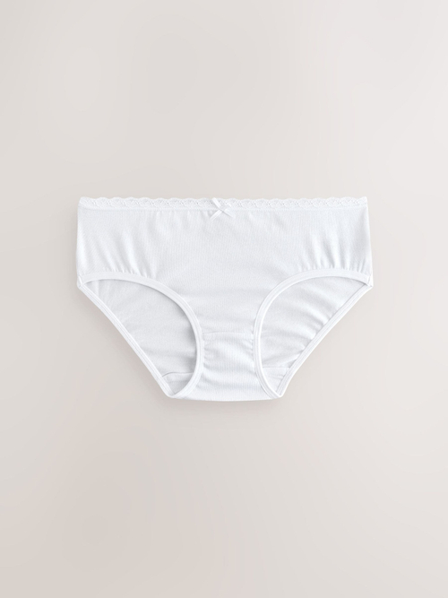 Трусы для девочки Next AB5-059, 10 шт., Белый