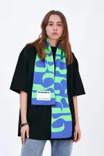 Купить Шарф ЯСЕНПЕНЬ Фиолетово-Зелёный Шарф ЯСЕНПЕНЬ Фиолетово-Зелёный