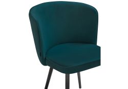 Стул на металлокаркасе Фрибур velutto 20 / черный