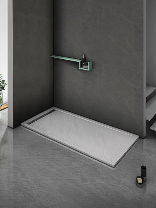 Душевой поддон из искусственного камня WeltWasser WW TRS 10070 STONE-WT 100x70 10000004370 Белый