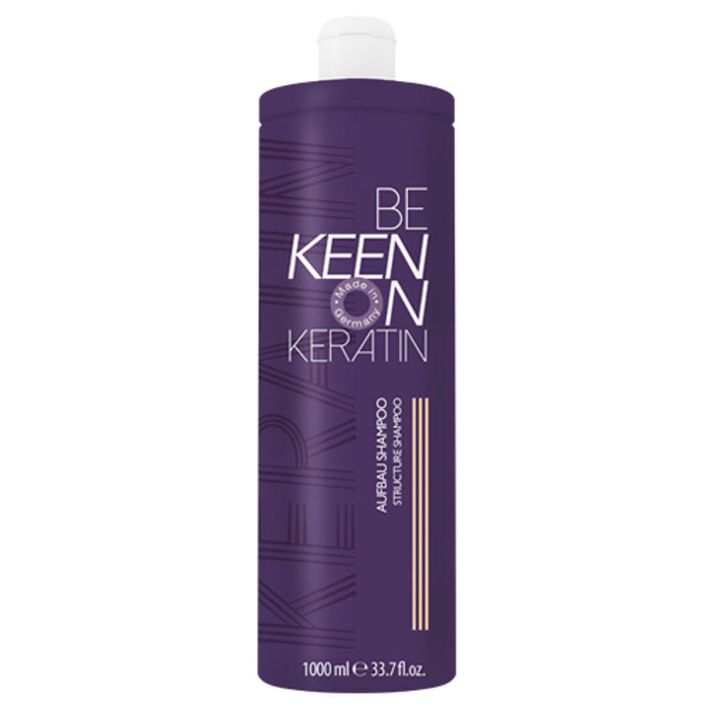 Шампунь-кератин для волос Восстанавливающий KEEN Aufbau shampoo 1000мл