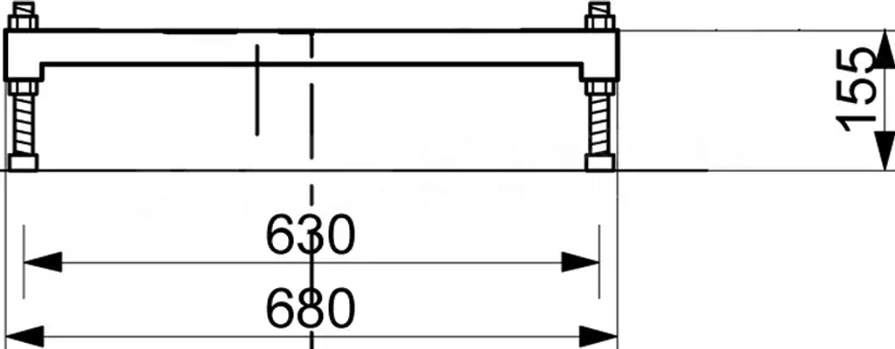 Ножки для ванны Эстет регулируемые, ФР-00000769