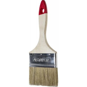 Кисть плоская STAYER, натуральная щетина, деревянная ручка