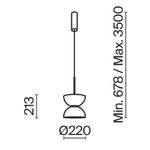 Подвесной светильник Maytoni MOD178PL-L11B3K