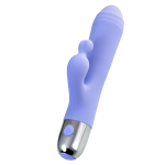 Сиреневый вибратор 17,5см с клиторальной стимуляцией ToyFa Flovetta Crocus 457708