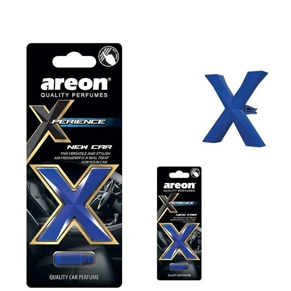(AREON) Ароматизатор на дефлектор XPERIENCE, аромат New car Новая машина