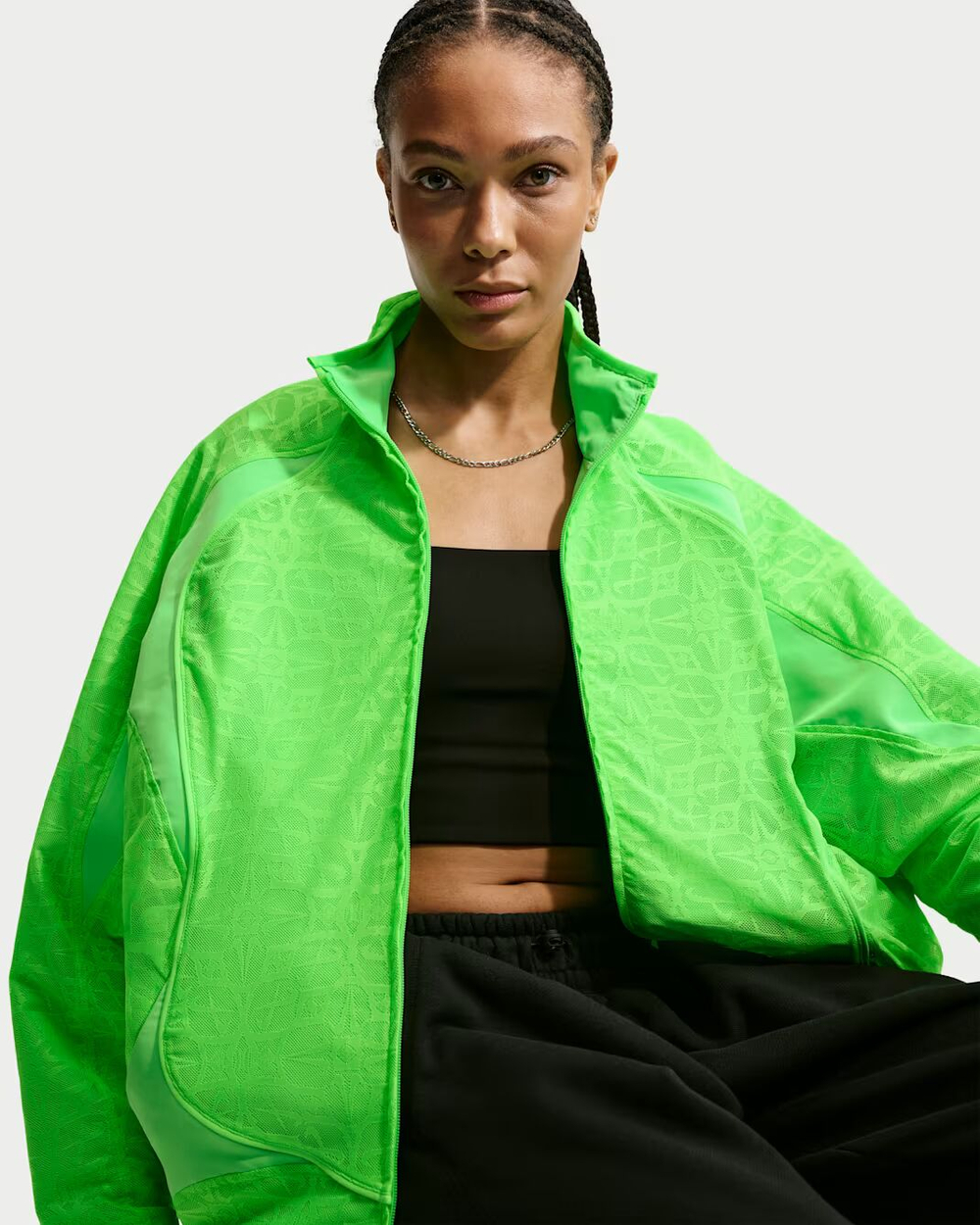 Nike Sportswear Женская тренировочная куртка оверсайз с кружевом - NIKE