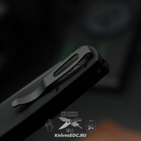 Складной нож Pro-Tech PT5203-Operator Malibu - нож складной, черн. алюм. рук-ть/тритий, черн. клинок