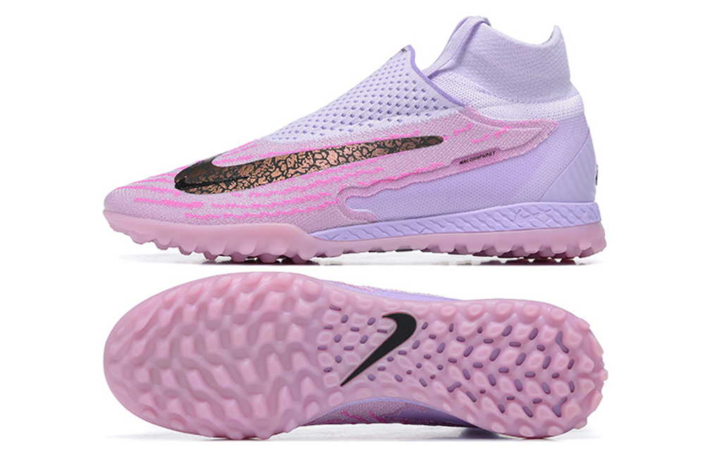 Шиповки Nike Phantom GX Elite DF Link TF (Сиреневый)