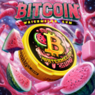 BITCOIN 200 MG WATERMELON GUM - Арбузная жвачка
