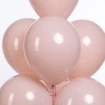 Шар (12''/30 см), Розовый туман, пастель ретро, 100 шт.