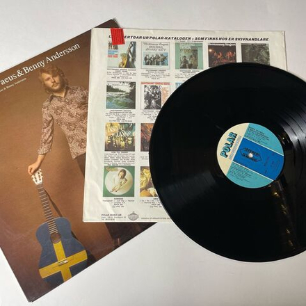 Винтажная виниловая пластинка LP Bjorn Ulvaeus and Benny Andersson Lycka (From ABBA) (Швеция 1976)