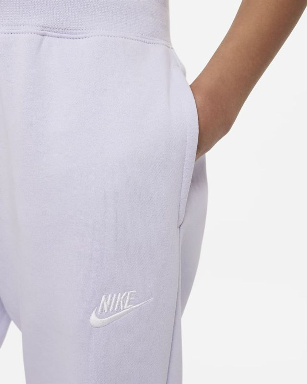 Брюки для девочки Nike Sportswear Fleece Pant LBR - oxygen purple/white