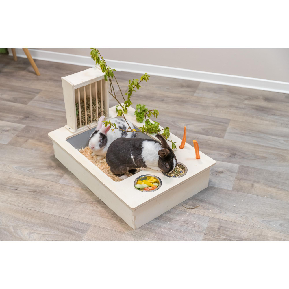 Кормушка для сена/овощей/основного корма, для грызунов, 70х41х47см,, Trixie