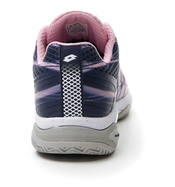 Женские Кроссовки теннисные Lotto Mirage 300 Clay W - pink/all white/navy blue